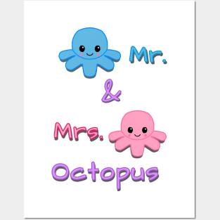 Mr. and Mrs. Octopus Posters and Art